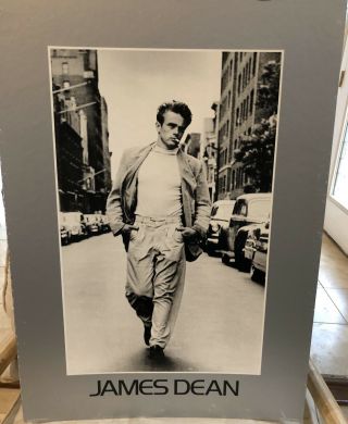 Vintage James Dean 1984 Poster By Roy Schatt Actor Hot Guy 20 By 28