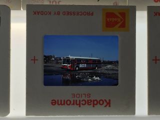 Vintage Kodachrome 35mm Slide Old Bus Boston Transit Brockton Area Tr 1977 BAT 3