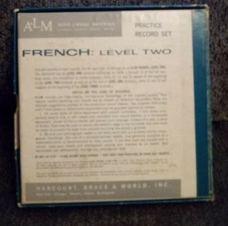 vintage French Level 2 vinyl records Set 2