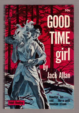Good Time Girl,  J Allan Vintage 1960 Newsstand U148 Pb Gga Sex Sleaze Ex,  Cond