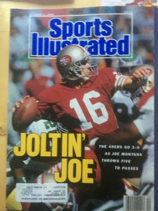 Sports Illustrated October 2,  1989 - Joe Montana