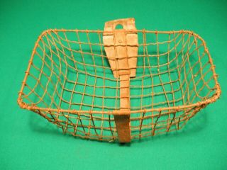 Vintage Bicycle Handlebar Basket