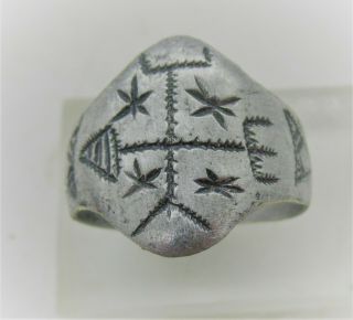 Detector Finds Ancient Byzantine Silvered Crusaders Ring With Cross