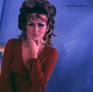 Bunny Yeager 60s Color Camera Transparency Published Proof Image Tracy Shaw Ooak