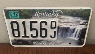 Kentucky License Plate.  Nature 