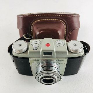 Vintage Kodak 35mm Camera Pony 135 With Leather Case