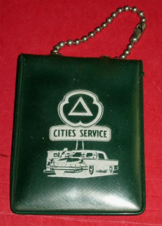 Vintage 1960 Cities Service Keychain -