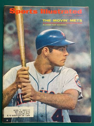 Sports Illustrated May 6,  1968 - The Movin’ Mets - Slugger Ron Swoboda - York