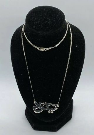 Vintage Sterling Silver 925 Necklace/ Choker