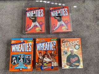 Cal Ripken Jr 2131 Wheaties Cereal Boxes With 2 Cases (3 Other Ripken/gehrig)