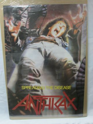Anthrax Spreading The Disease Rock Vintage Poster Garage Cng460