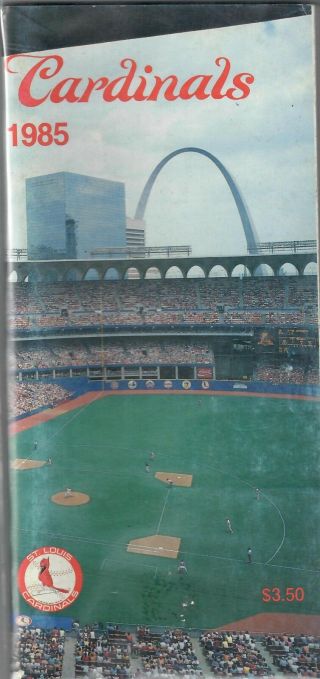 1985 St.  Louis Cardinals Media Guide.  71908 8