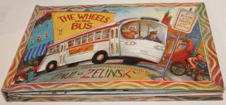 Vintage The Wheels On The Bus - Paul O Zelinsky 1st Ed 1990