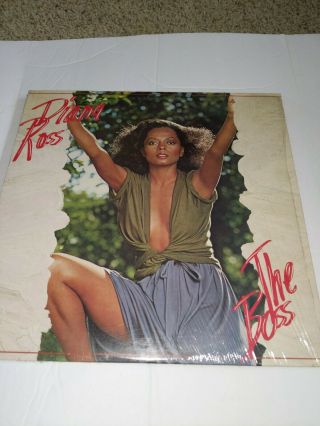 Diana Ross,  The Boss,  Vintage Vinyl Record,  Near