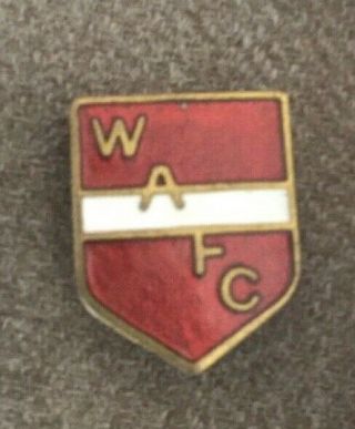 Workington Afc Football Supporters’ Badge Pin Enamel 1960s Vintage