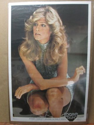Vintage Poster Farrah Fawcett Majors Holly Logan " S Run 1976 Inv 3301