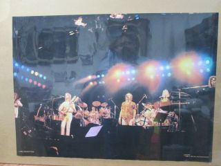 Vintage Poster Rock Band Genesis 1980 Inv 4465