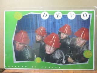 Freedom Of Choice Vintage Poster Devo Wave 1980 Inv G1564