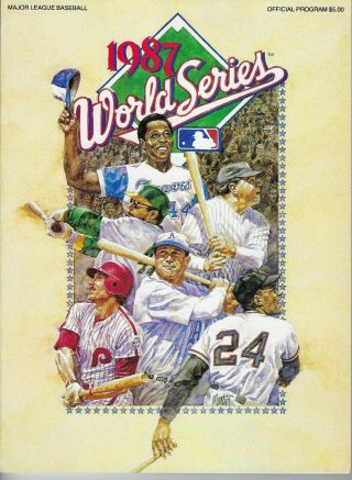 1987 World Series Program Minnesota Twins Vs St Louis Cardinals