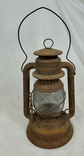 Antique Vintage Dietz No.  2 D - Lite Kerosene,  York,  Hanging Lantern