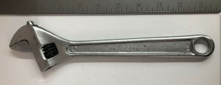 Vintage Proto 10 Inch Adjustable Wrench 710 Made In Usa