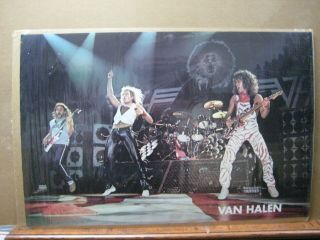 David Lee Roth Van Halen Singer Rock 1982 Vintage Poster Inv G5030