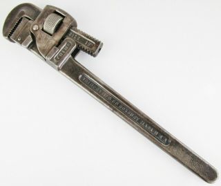 Vintage Trimo 18  Adjustable Monkey Pipe Wrench Pat 