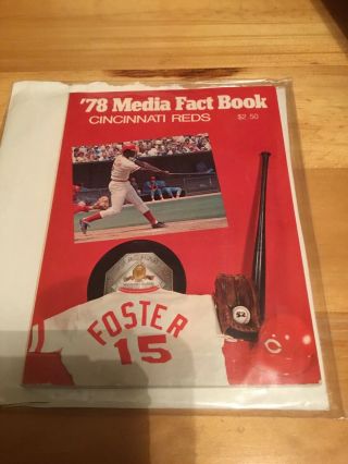 1978 Cincinnati Reds Baseball Media Guide Pete Rose Joe Morgan Tom Seaver Photos