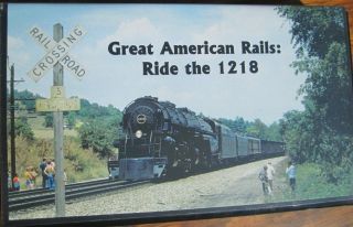 2 VHS Tapes of Norfolk and Western 611 and 1218 Great American Rails Blue Ridge 3