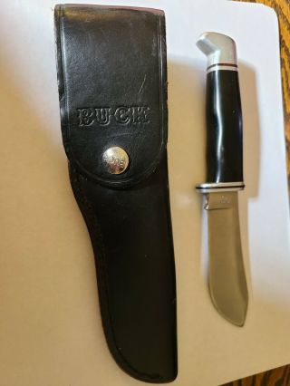 Vintage Buck 103 Usa Skinner Hunting Knife With Sheath Vg,  See Pictures