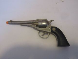Vintage Hubley Remington 36 Long Barrel Toy Cap Gun (rare)