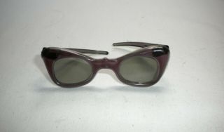 Vintage Madame Alexander Cissy Doll Amethyst Sunglasses Made In France,  2 7/8 "