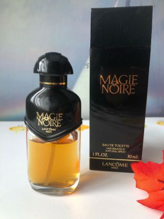 Vintage Magie Noire By Lancome 1.  0 Oz 30ml Eau De Toilette Spray 95 F