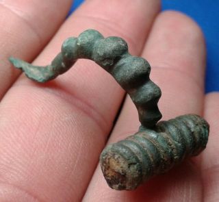 Celtic Ancient Bronze Fibula.