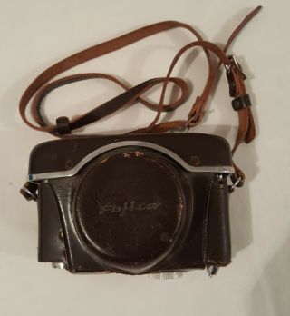 Fujica Auto - M 35 Mm Camera W Fuji 1:2.  8 F=4.  7 Cm Lens & Case Vintage