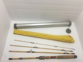 Vintage Eagle Claw Trailmaster 7 1/2 Ft Spin/fly Rod & Case