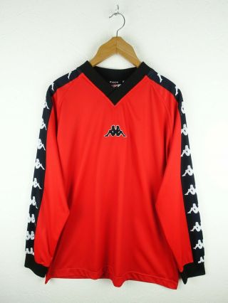 Vintage Kappa Football Shirt Trikot Size Large (df54)
