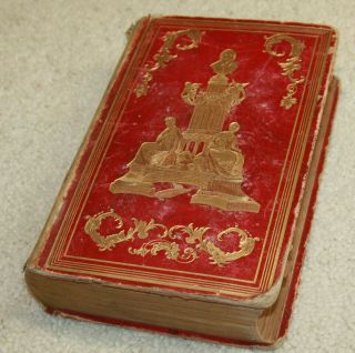 1857 Shakespeare ' s Complete Shakespeare antique leather bound 2