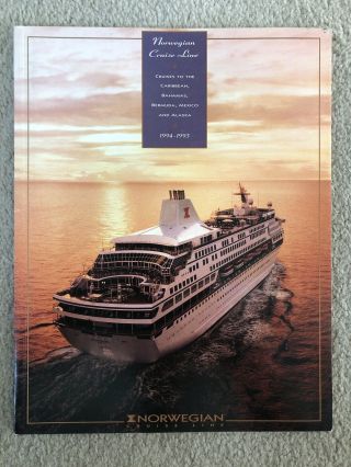 Norwegian Cruise Line 1994/95 Brochure (including Ss Norway)