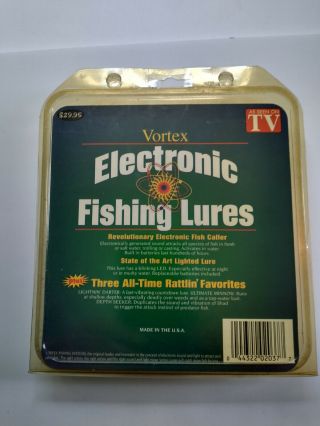 Vintage Vortex Electronic Fishing Lures Made In The Usa