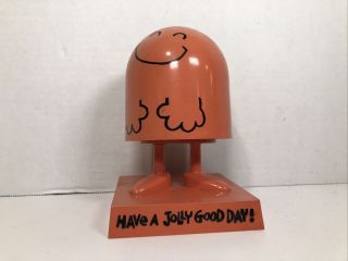 Vintage 1973 Bobblehead Doll,  " Have A Jolly Good Day ",  American Greetings