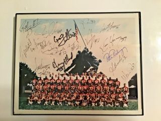 Vintage 1990’s Signed Washington Redskins Nfl Team Photo - 16 Autographs