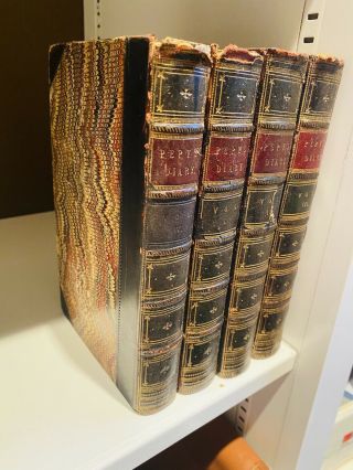 Book Set The Antique Diary And Correspondence Of Samuel Pepys (pepys Diary 1854