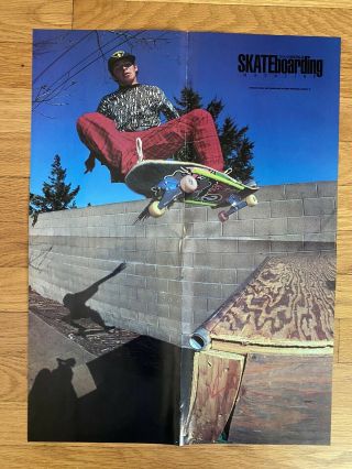 Mark Gonzales 1989 Vision Skateboards Vintage Poster