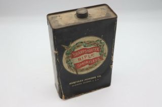 Sharpshooter By Hercules Vintage Smokeless Powder Tin (empty)
