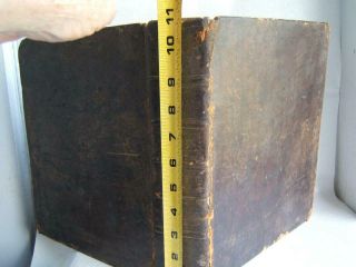Antique 1832 - 33 Holy Bible Old & Testaments H.  E.  Phinney Cooperstown,  Ny