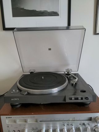 Sony Ps - X6 Vintage Turntable (powers On,  Plays) For Parts/restoration
