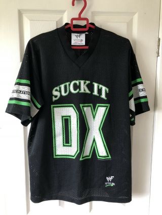 Vintage Dx Wwf Jersey (large) D - Generation X Wrestling Wwe