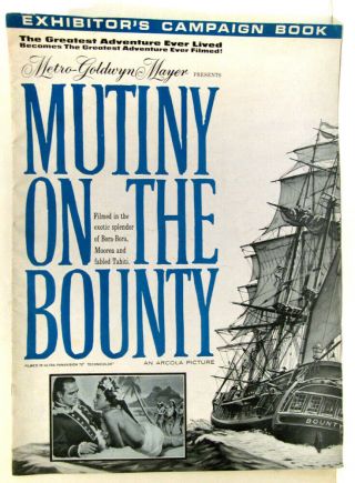 Mutiny On The Bounty Press Kit Exhibitor 
