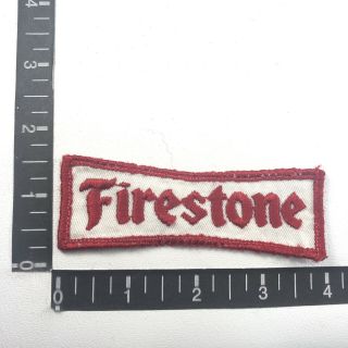 Vty Car Related Twill Advertising Patch Firestone Tires & Auto Service 84n6